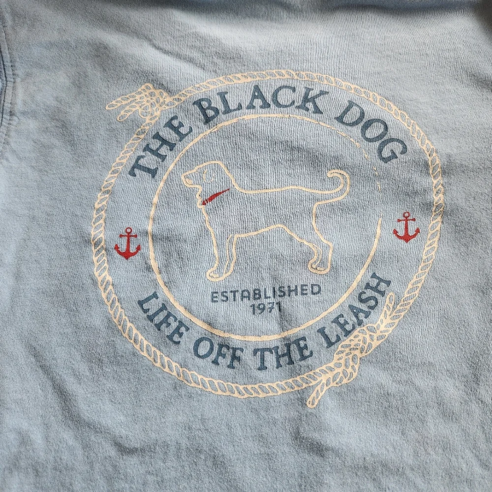 The Black Dog Jersey 3T Blue Long Sleeve T Shirt Top